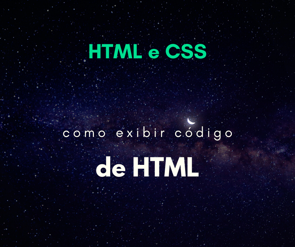 Como exibir código HTML em uma página web?