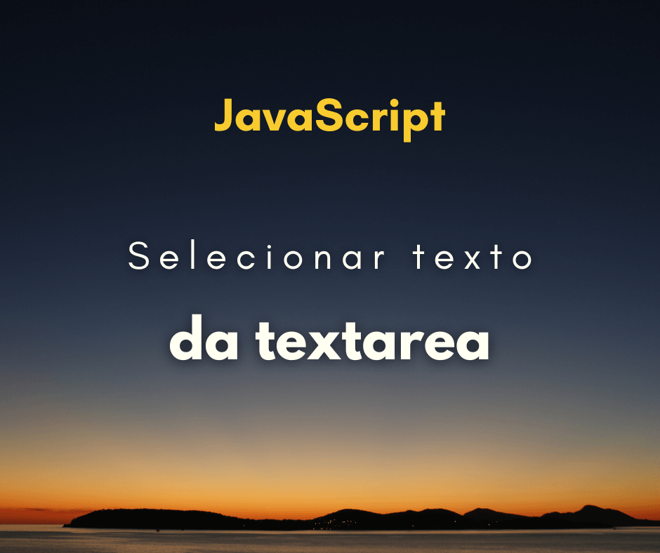 Como selecionar o texto da textarea ao clicar no input