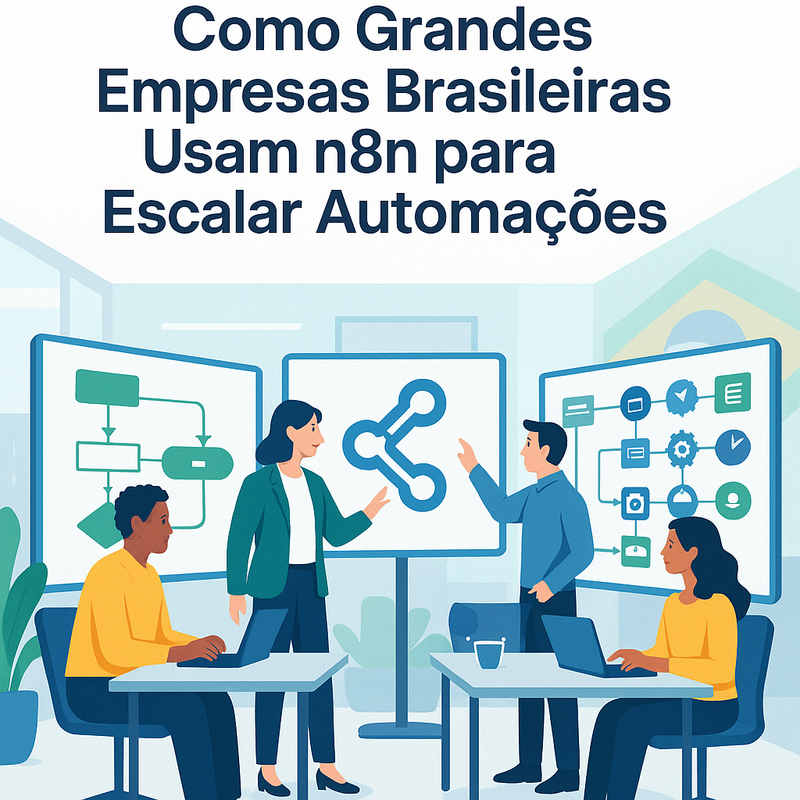 Estudo de Caso: Como Grandes Empresas Brasileiras Usam n8n para Escalar Automações