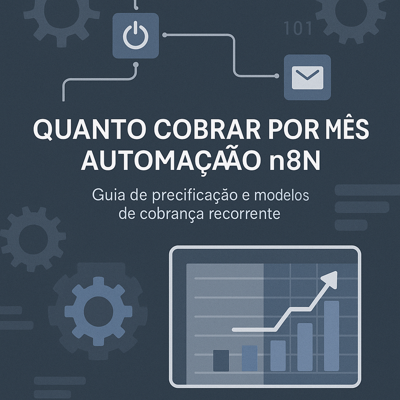 Quanto cobrar por mês automação n8n: guia de precificação