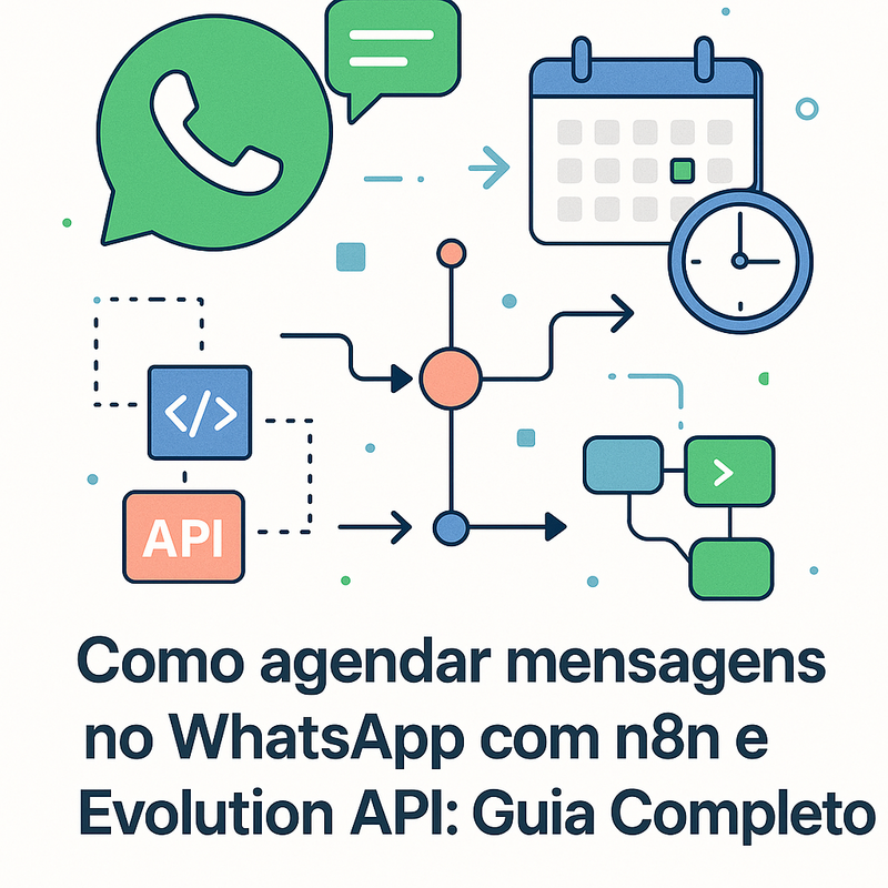 Como agendar mensagens no WhatsApp com n8n e Evolution API: Guia Completo