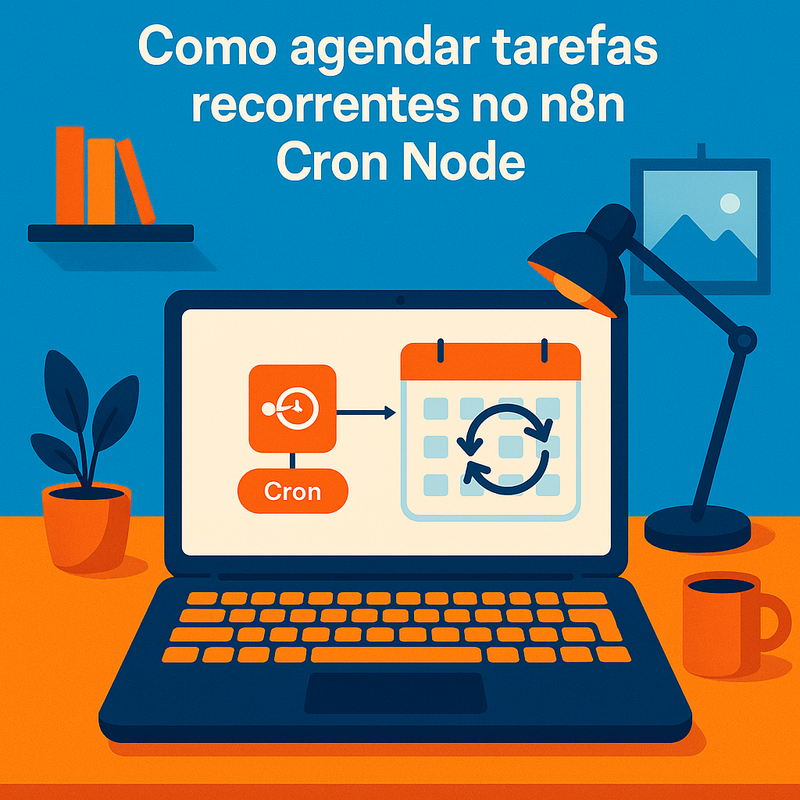 Como agendar tarefas recorrentes no n8n Cron Node com exemplos práticos