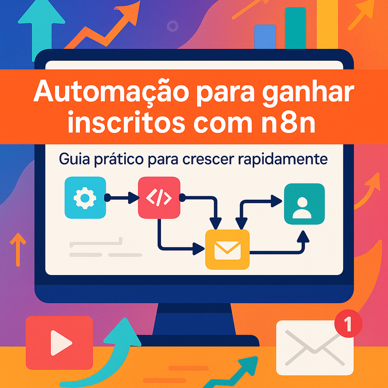 Automação para ganhar inscritos com n8n: guia prático para crescer rapidamente