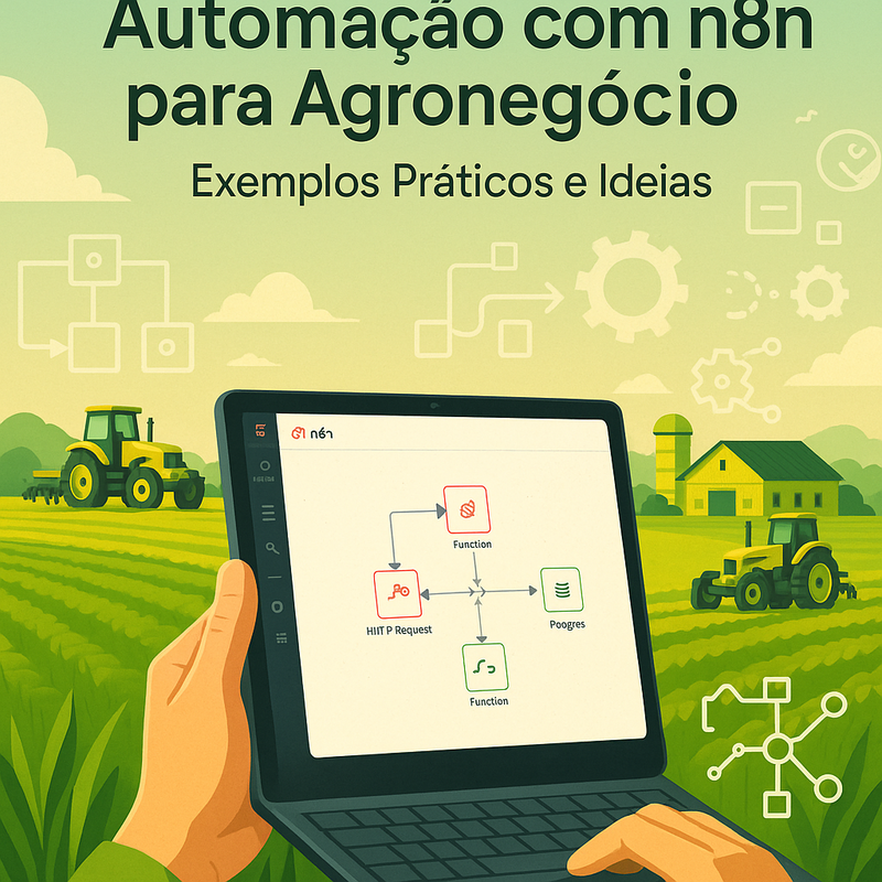 Automação com n8n para Agronegócio: Exemplos Práticos e Ideias