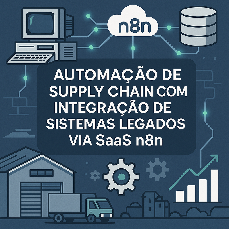 Automação de supply chain com integração de sistemas legados via SaaS n8n: exemplos reais