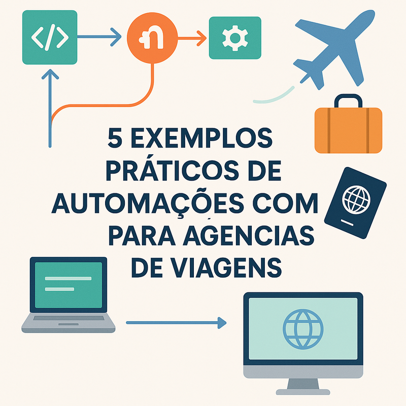 5 exemplos práticos de automações com n8n para agências de viagens