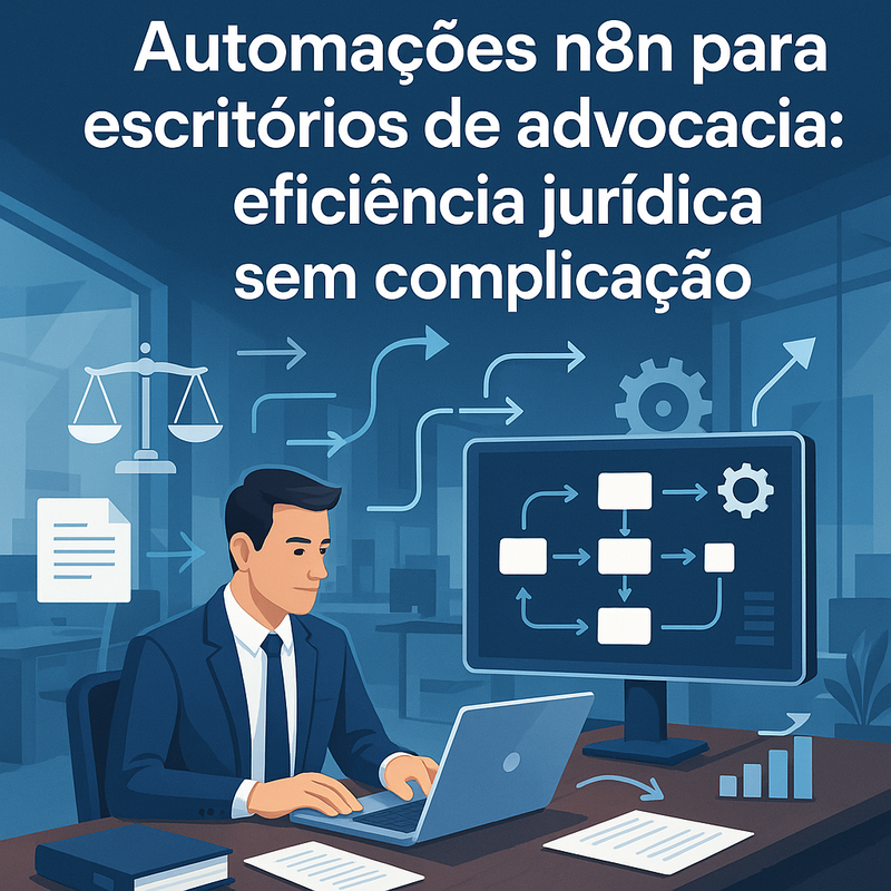 Automações n8n para escritórios de advocacia: eficiência jurídica sem complicação