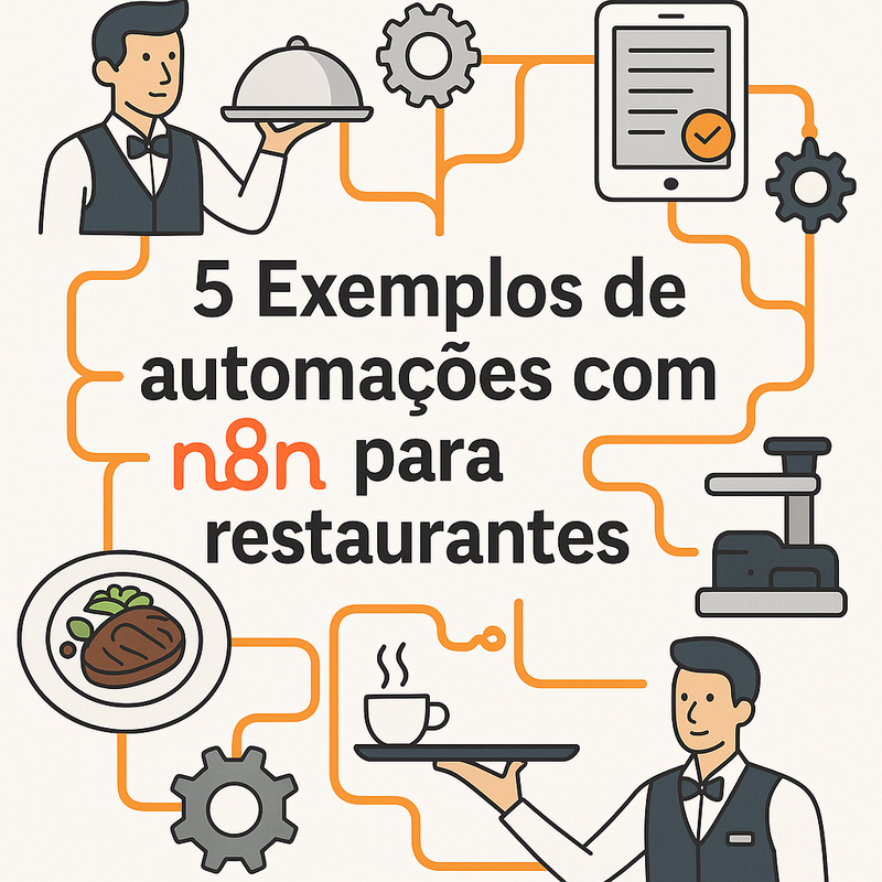 5 Exemplos de automações com n8n para restaurantes