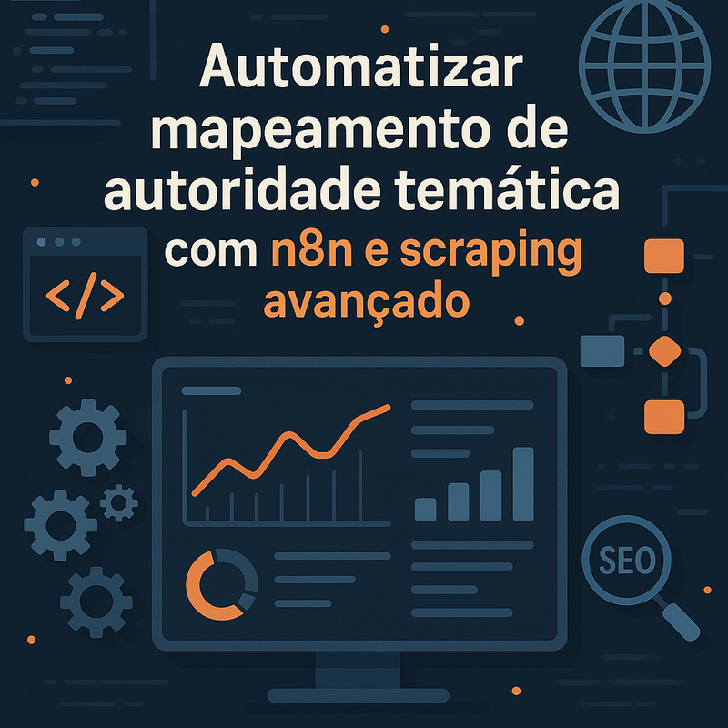 Como automatizar mapeamento de autoridade temática com n8n e scraping avançado