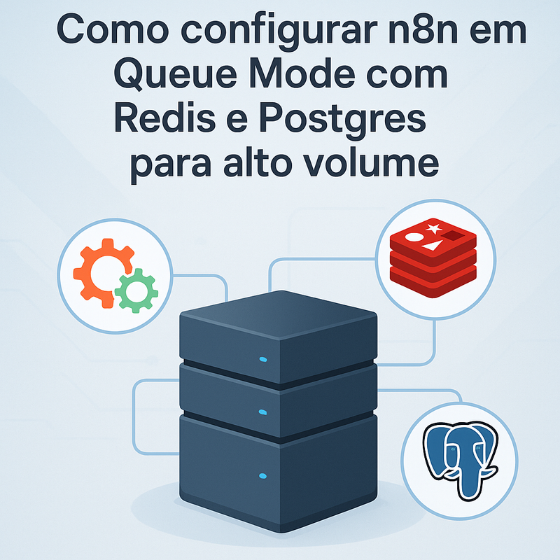 Como configurar n8n em Queue Mode com Redis e Postgres para alto volume