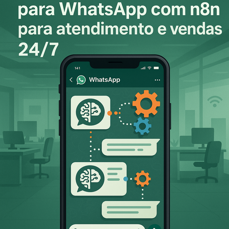 Como criar agente de IA para WhatsApp com n8n para atendimento e vendas 24/7