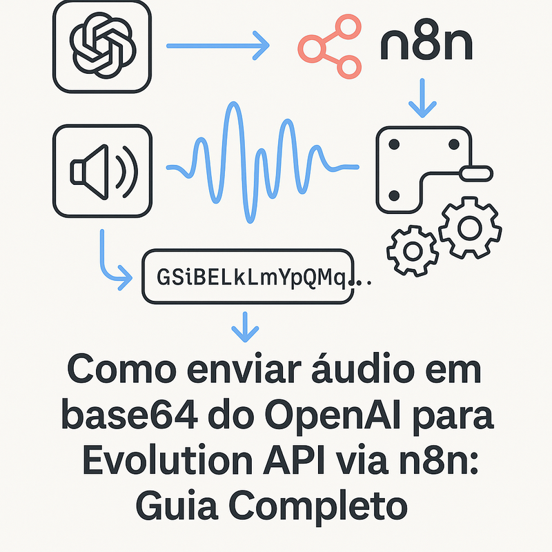 Como enviar áudio em base64 do OpenAI para Evolution API via n8n: Guia Completo