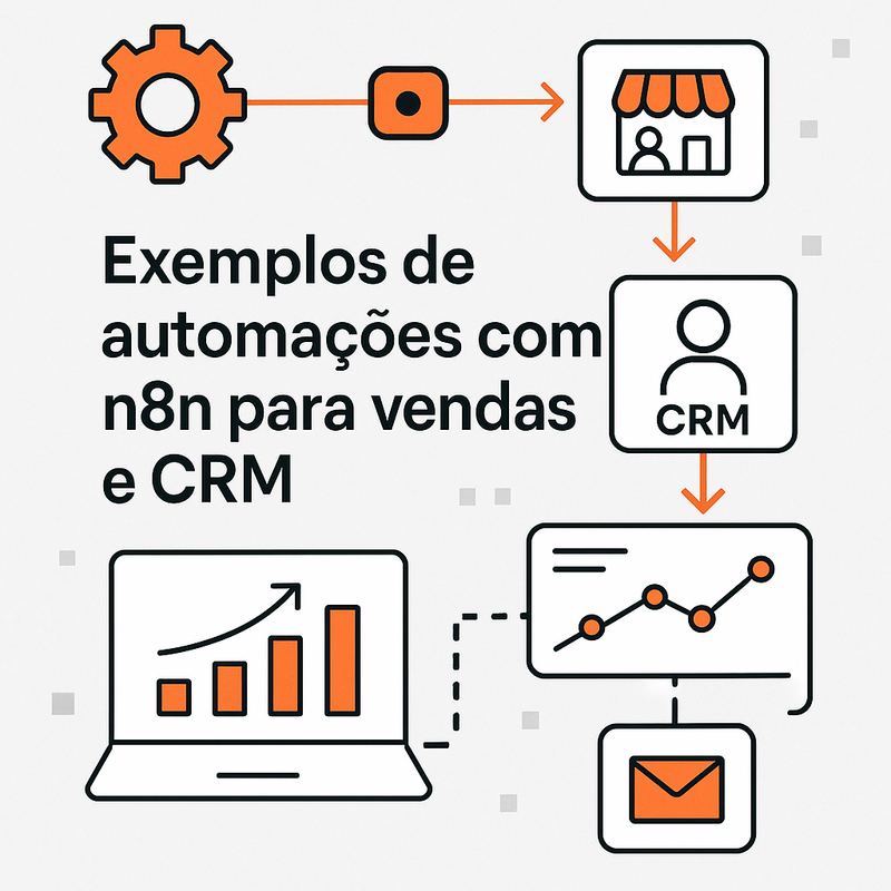 Exemplos de automações com n8n para vendas e CRM que impulsionam resultados