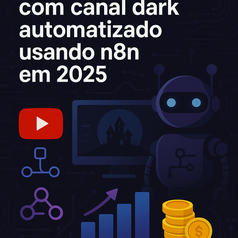 Como ganhar dinheiro com canal dark automatizado usando n8n em 2025