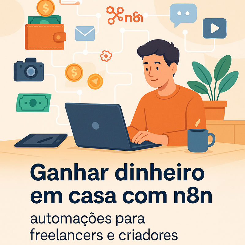 Ganhar dinheiro em casa com n8n: automações para freelancers e criadores