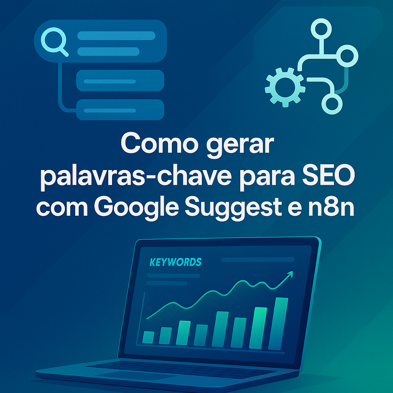 Como gerar palavras-chave para SEO com Google Suggest e n8n
