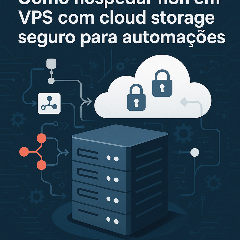 Como hospedar n8n em VPS com cloud storage seguro para automações
