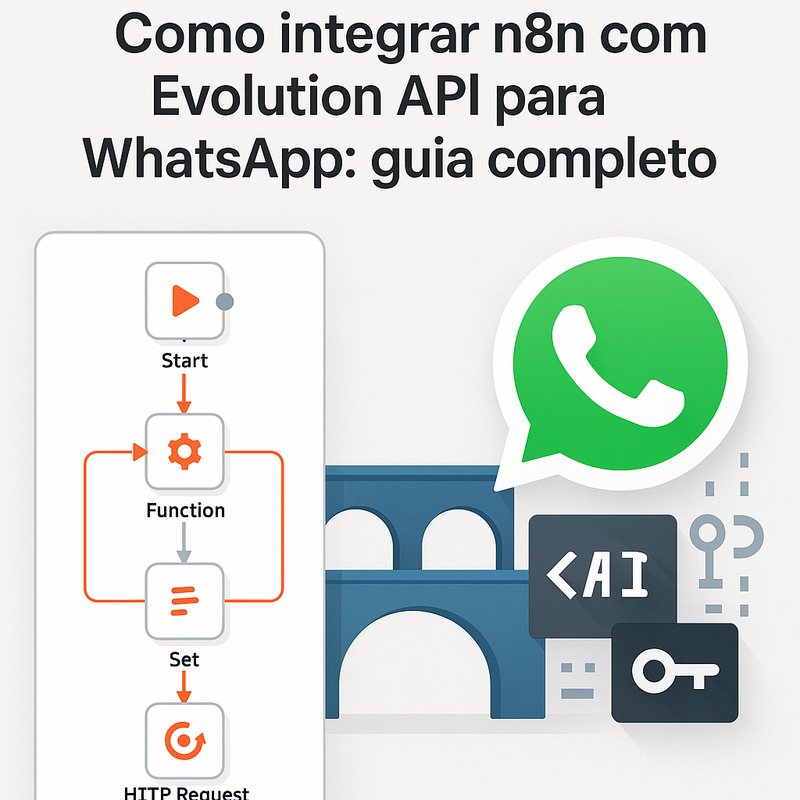 Como integrar n8n com Evolution API para WhatsApp: guia completo
