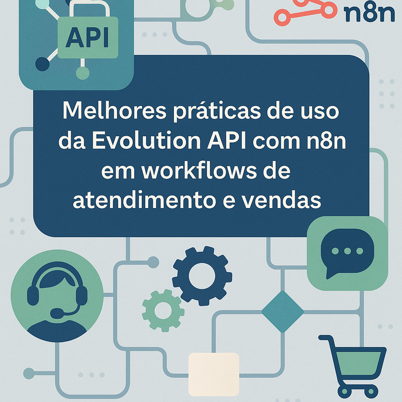 Melhores práticas de uso da Evolution API com n8n em workflows de atendimento e vendas