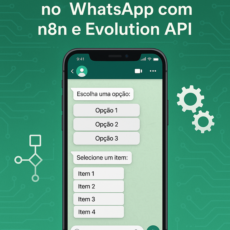 Como criar mensagens interativas no WhatsApp com n8n e Evolution API