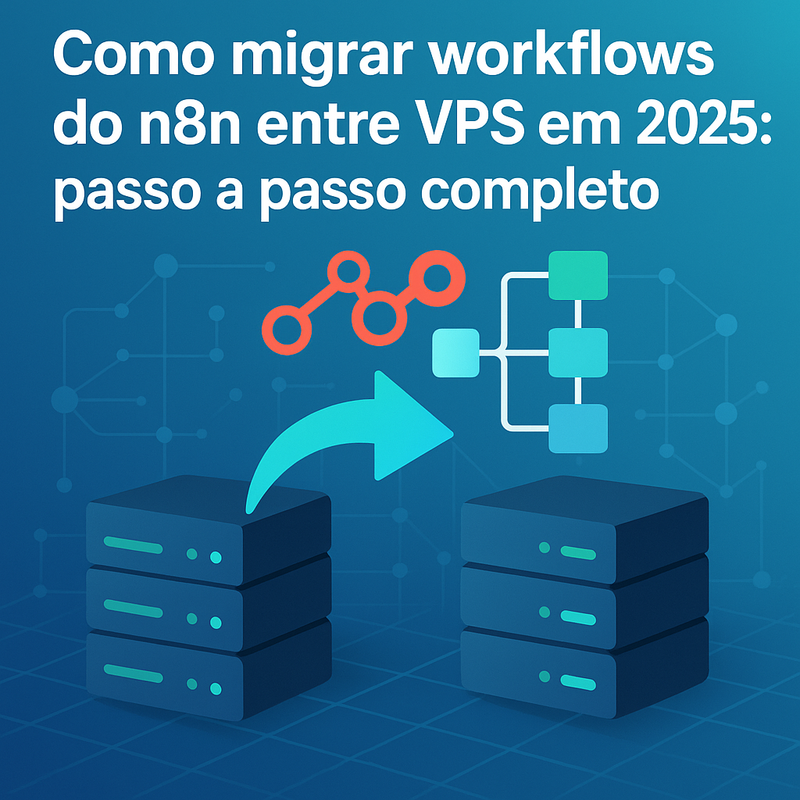 Como migrar workflows do n8n entre VPS em 2025: passo a passo completo