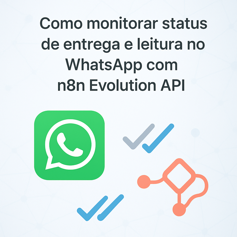 Como monitorar status de entrega e leitura no WhatsApp com n8n Evolution API
