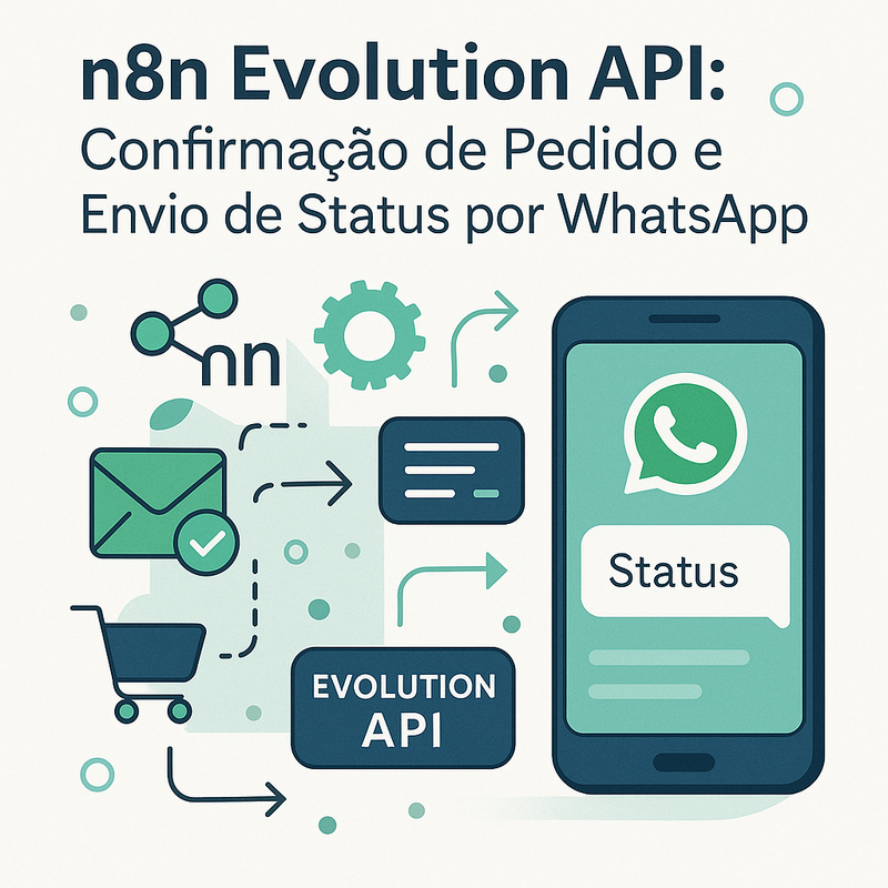 n8n Evolution API: Confirmação de Pedido e Envio de Status por WhatsApp