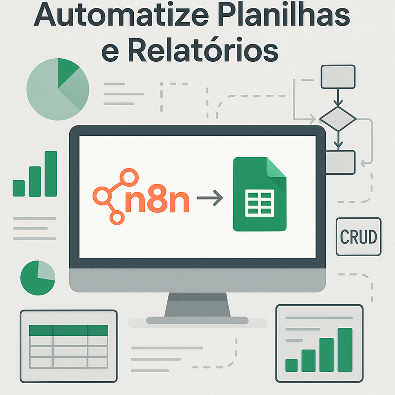 n8n Google Sheets Node CRUD: Automatize Planilhas e Relatórios