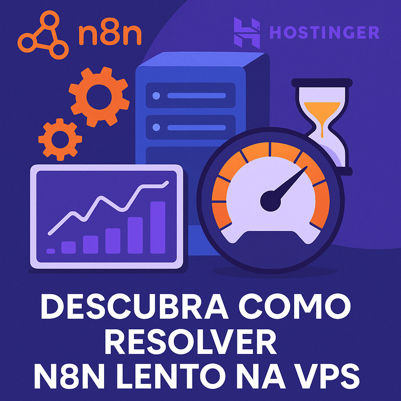 n8n lento na VPS? 12 causas comuns e como resolver (Hostinger é a solução)