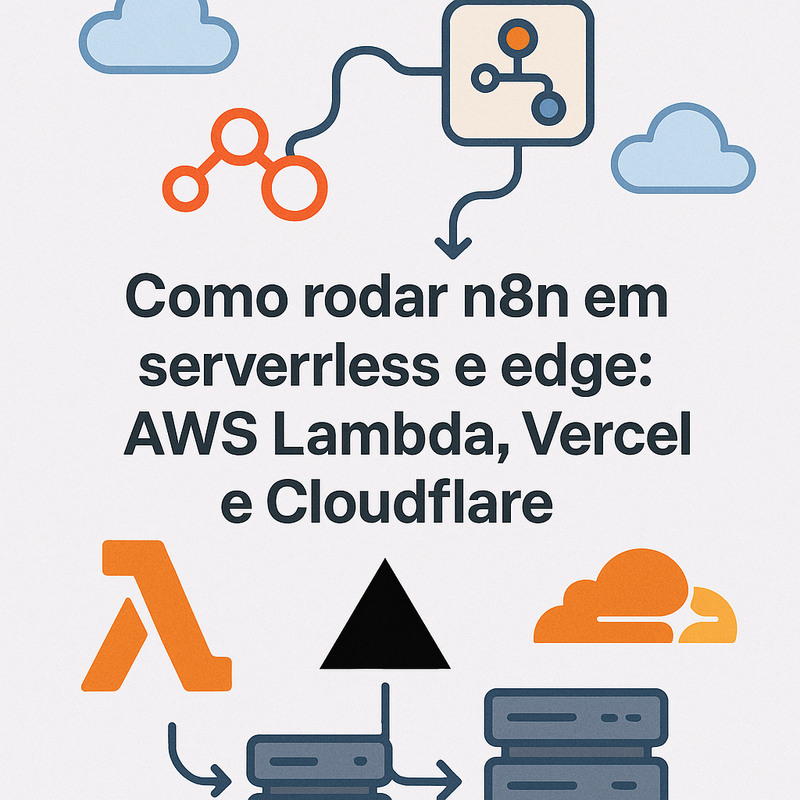Como rodar n8n em serverless e edge: AWS Lambda, Vercel e Cloudflare
