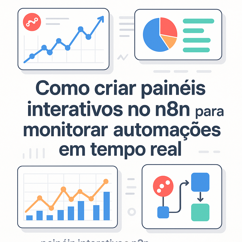 Como criar painéis interativos no n8n para monitorar automações em tempo real