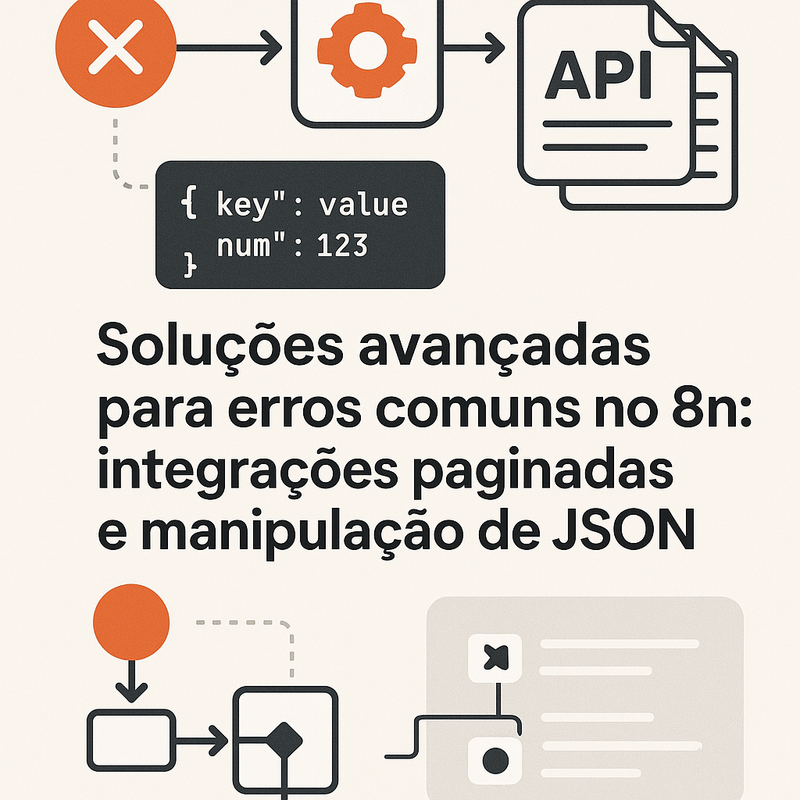 Soluções avançadas para erros comuns no n8n: integrações paginadas e manipulação de JSON