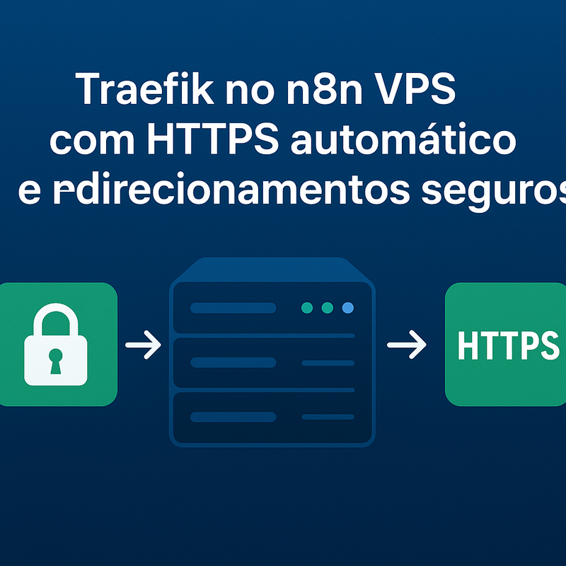 Traefik no n8n VPS com HTTPS automático e redirecionamentos seguros