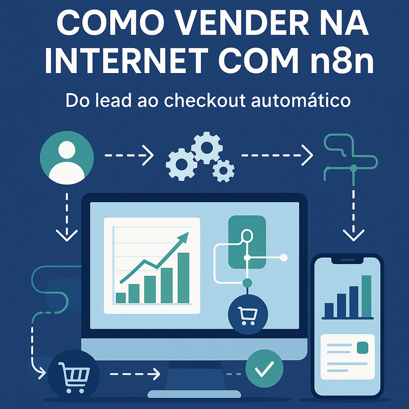 Como vender na internet com n8n: do lead ao checkout automático