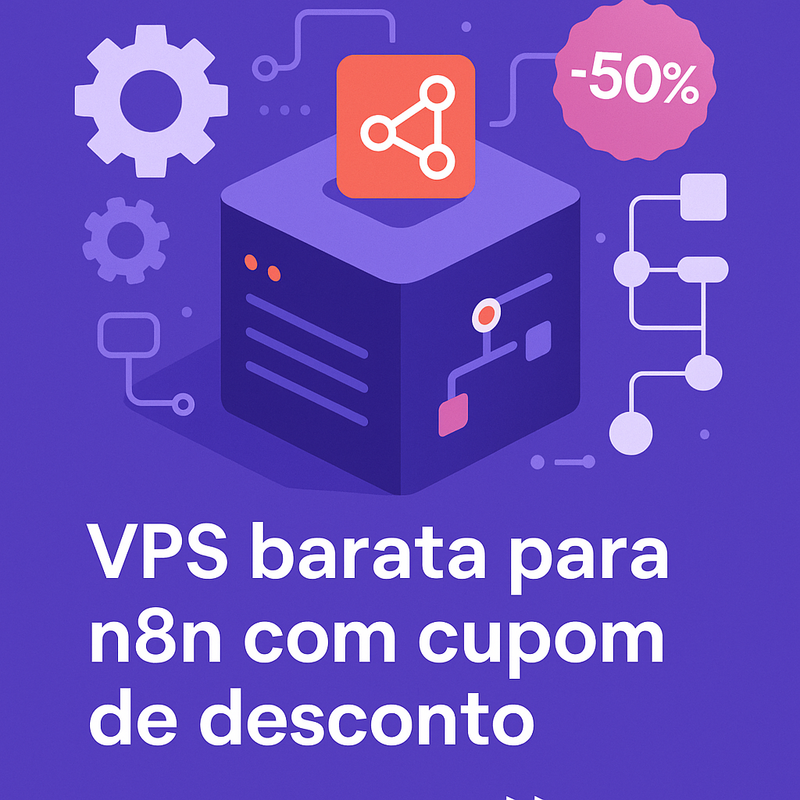 VPS barata para n8n com cupom de desconto na Hostinger
