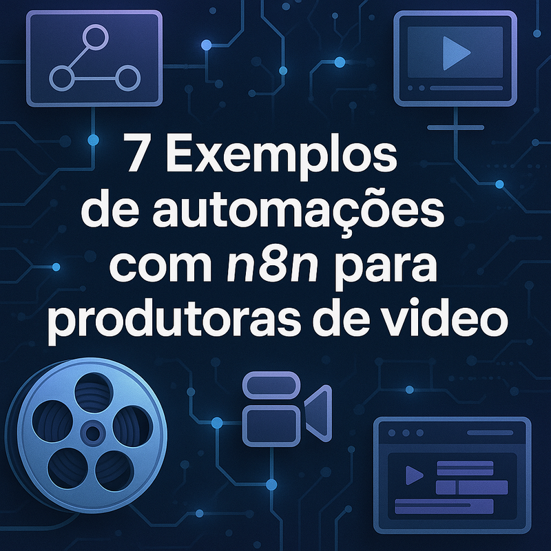 7 Exemplos de automações com n8n para produtoras de vídeo