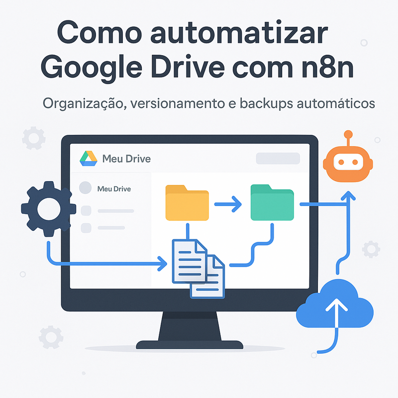 Como automatizar Google Drive com n8n: organização, versionamento e backups