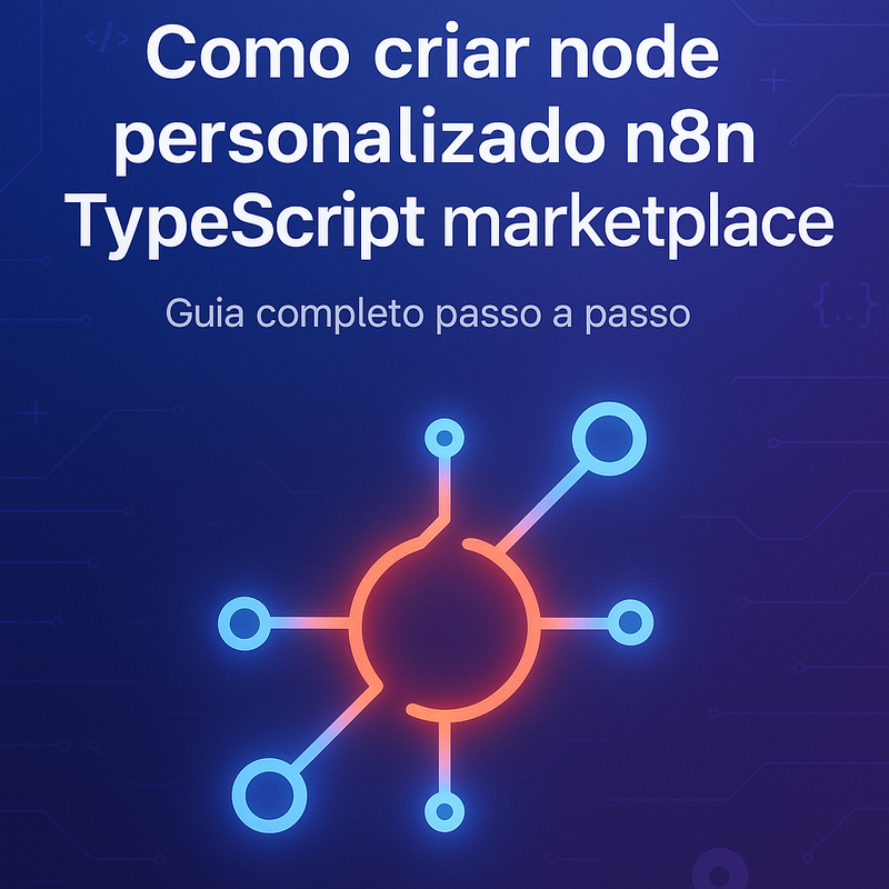 Como criar node personalizado n8n TypeScript marketplace: guia completo