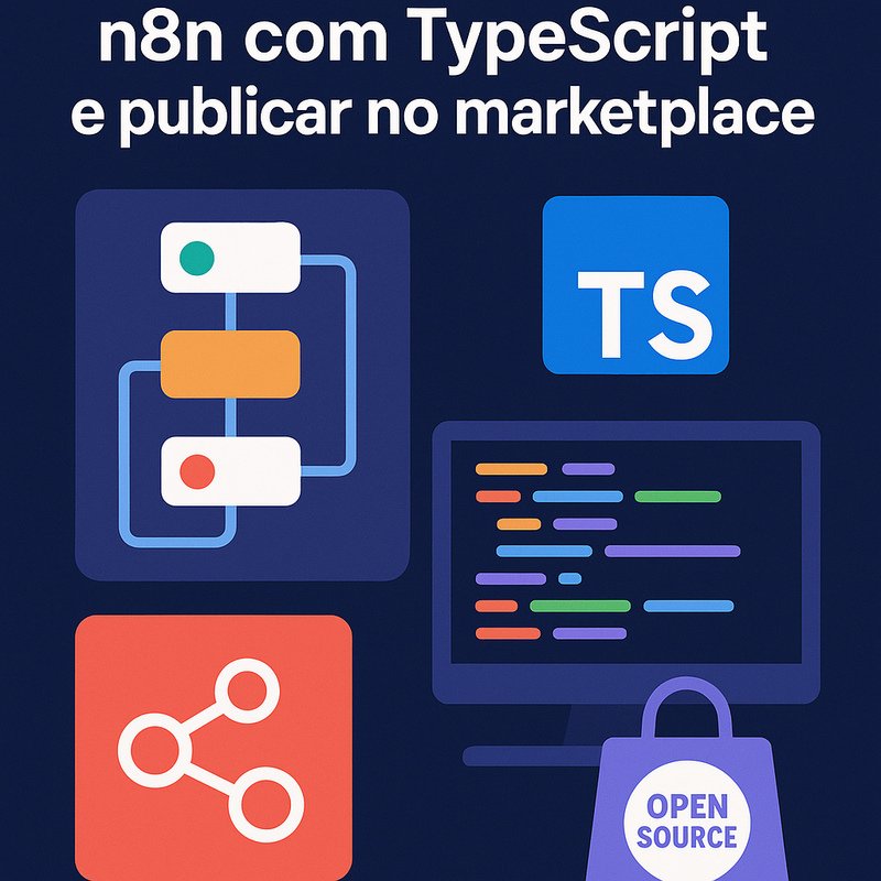 Como criar node personalizado n8n com TypeScript e publicar no marketplace