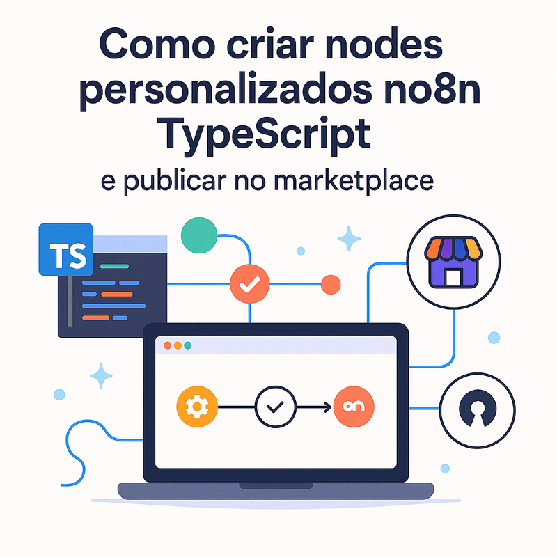 Como criar nodes personalizados no n8n com TypeScript e publicar no marketplace