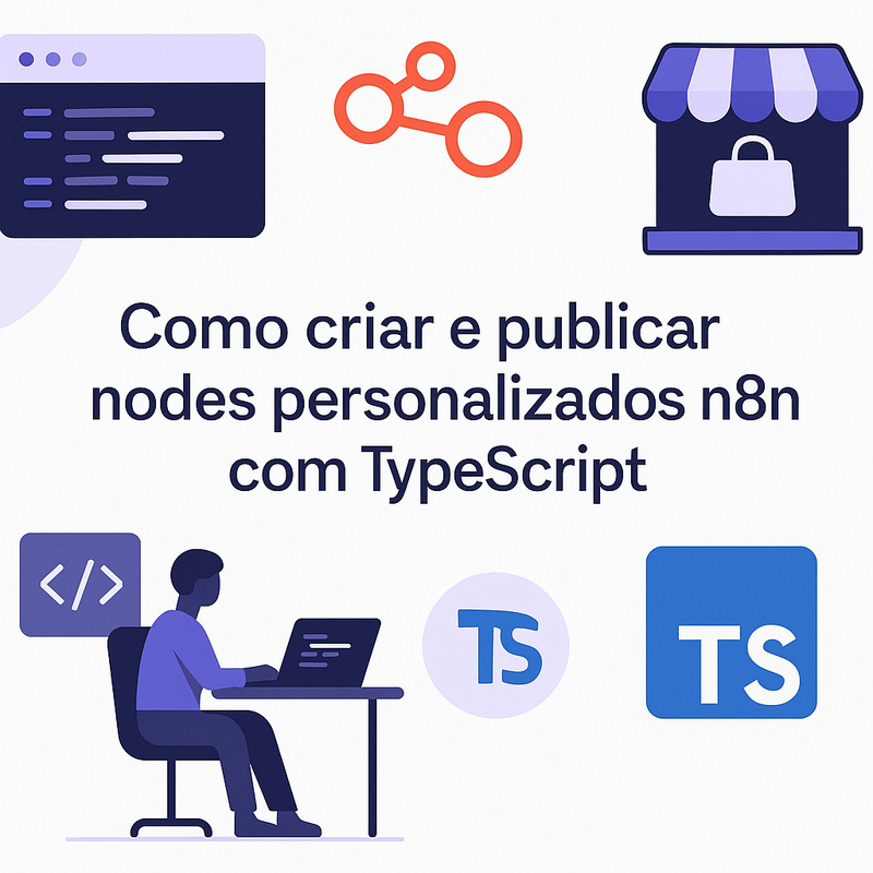 Como criar e publicar nodes personalizados n8n com TypeScript no marketplace open-source