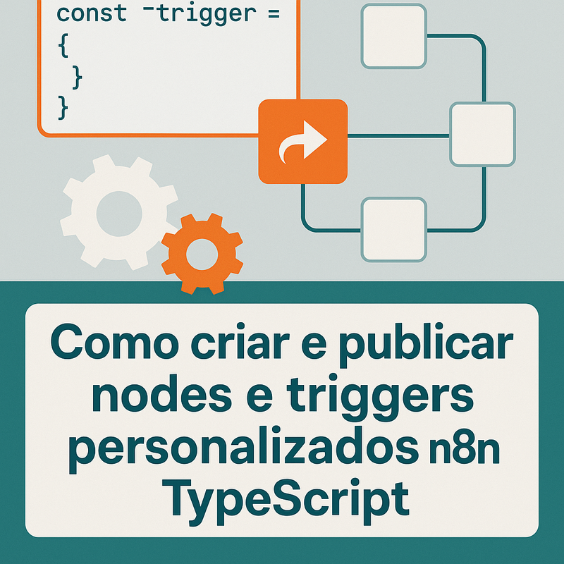 Como criar e publicar nodes e triggers personalizados n8n TypeScript