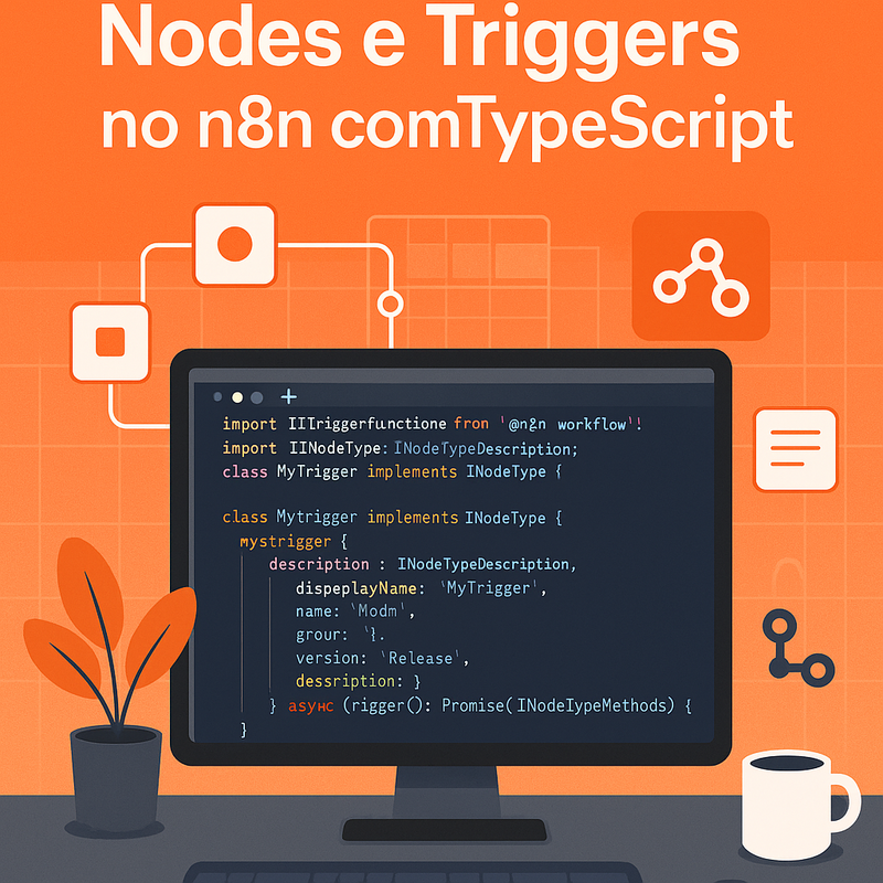 Como desenvolver nodes e triggers personalizados no n8n com TypeScript e publicar no marketplace