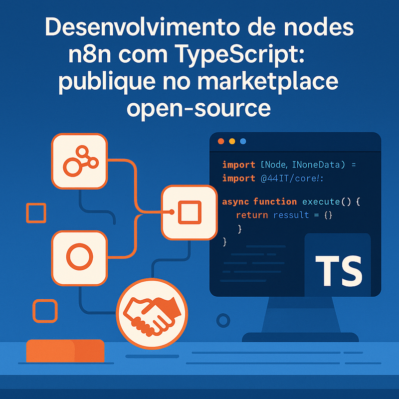 Desenvolvimento de nodes n8n com TypeScript: publique no marketplace open-source