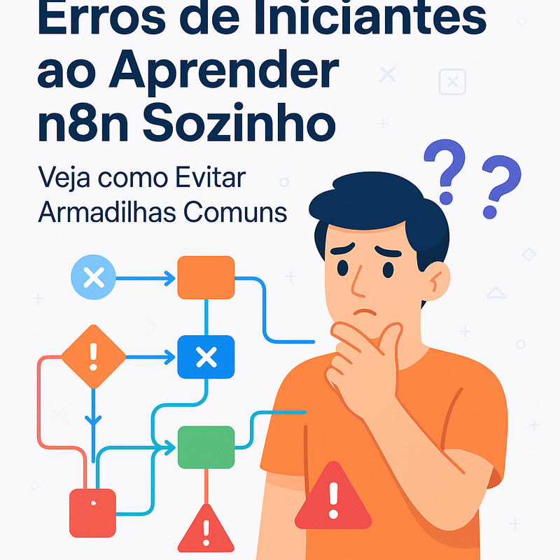 Os 7 maiores erros de iniciantes ao aprender n8n sozinho (e como evitar)