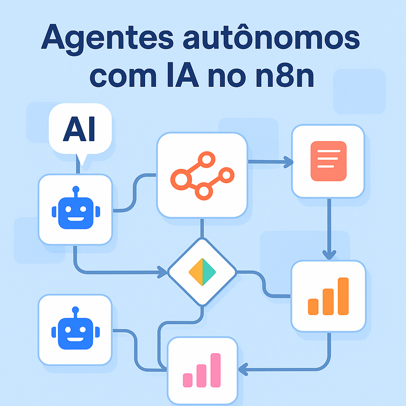 Agentes autônomos com IA no n8n: tome decisões inteligentes e otimize fluxos