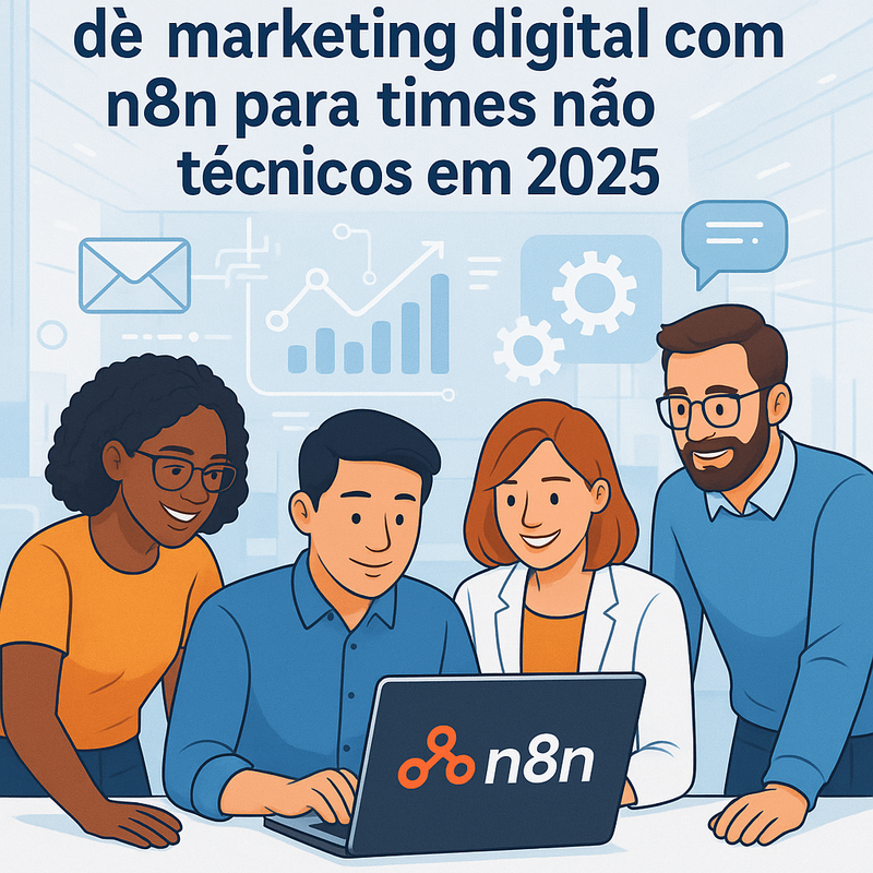 Estratégias de automação de marketing digital com n8n para times não técnicos em 2025