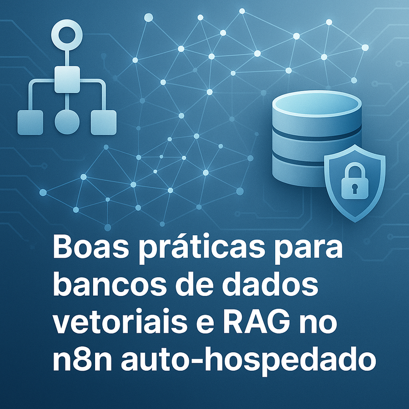 Boas práticas para bancos de dados vetoriais e RAG no n8n auto-hospedado