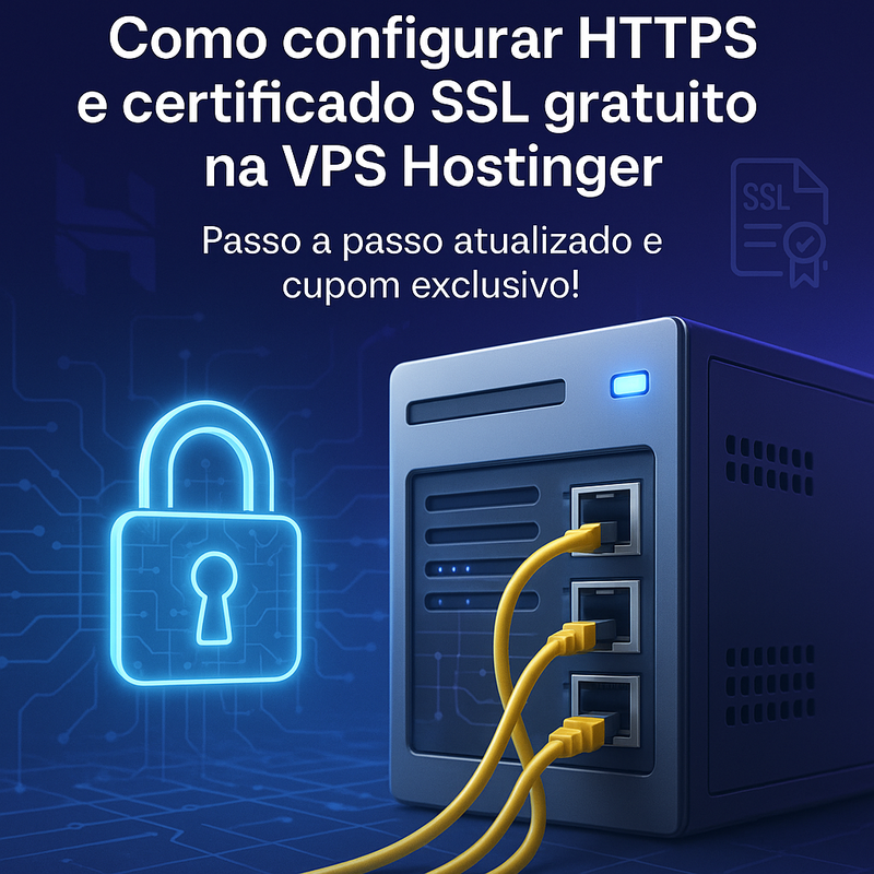 Como configurar HTTPS e certificado SSL gratuito na VPS Hostinger