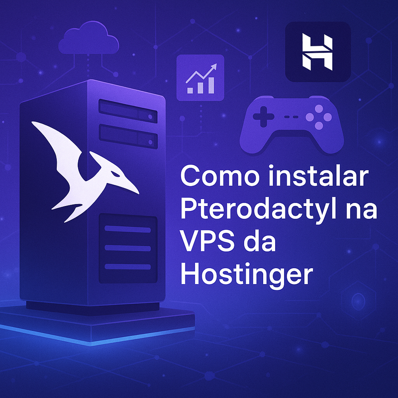 Como instalar Pterodactyl na VPS da Hostinger para gerenciar servidores de jogos